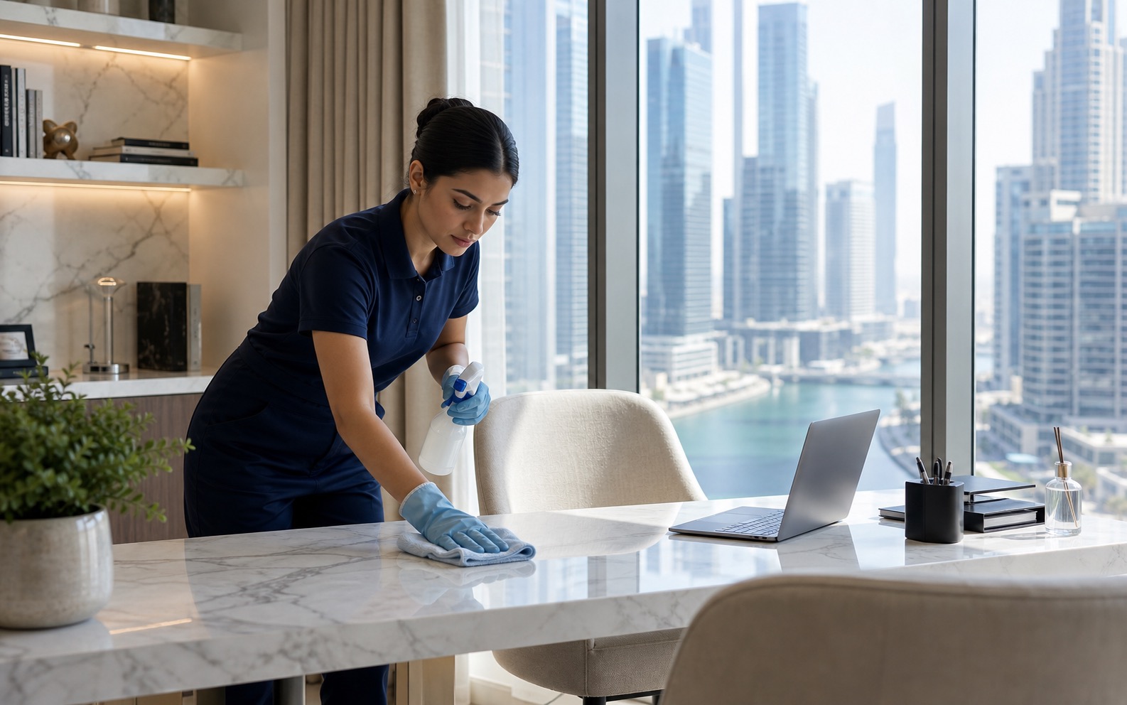 Cleaning services Business Bay Cleaning services in Business Bay luxury apartment